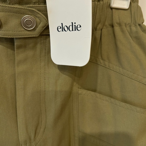 Elodie Olive /Sage green woman’s Cargo Pants Paper bag waist - Picture 3 of 3